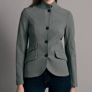 Rag & Bone Slade Plaid Blazer Green Size 4